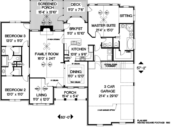 Floorplan image of The Dalton House Plan